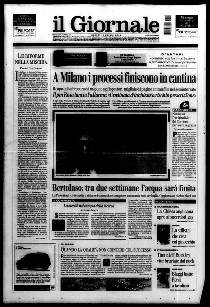 Il giornale del lunedi